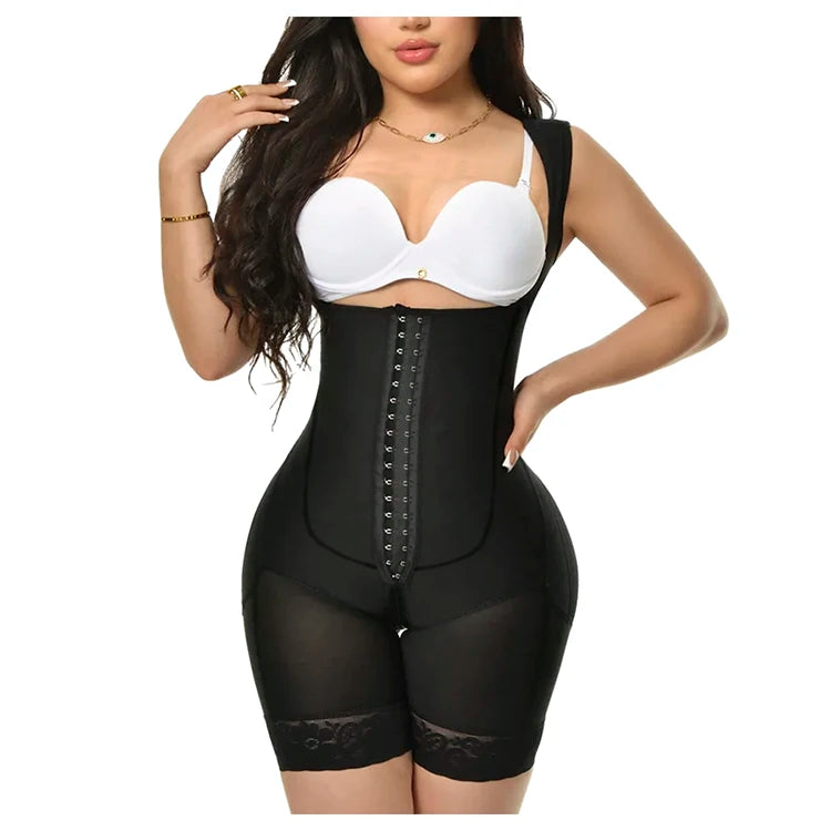 Colombian Faja Hook-Front Bodysuit | Firm Control | Braviixx