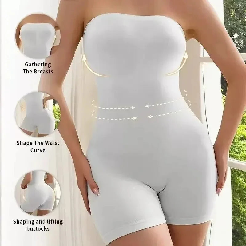 Seamless Shapewear Bodysuit | High-Waist Tummy Control & Hip Lifting | S–XXXL | 4 Colours | Braviixx