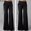 New 2026Women's Long Flare Pants Spring Autumn Casual Wide Leg Solid Color Loose Trousers Female Comfortable Dance Yoga Trousers