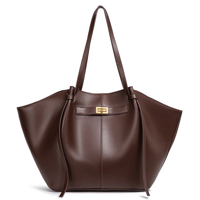 Wing-Shaped Tote Bag | Oversized PU | Braviixx