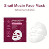 Snail Mucin Face Mask Hydrating Plump Glow Pore Smoothing Sheet Mask Snail Secretion Filtrate Glass Skin Brightens Complexion