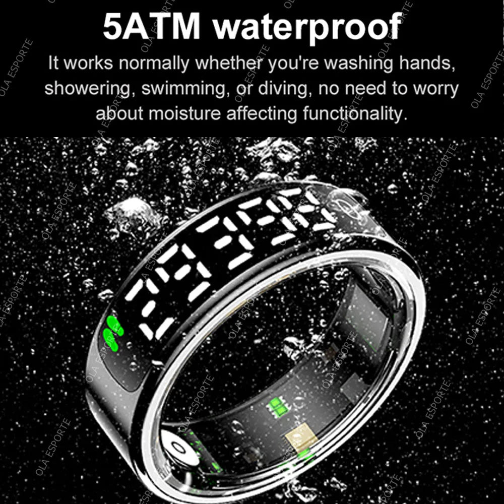 Touch-Display Smart Ring with Activity & Sleep Tracking | Braviixx