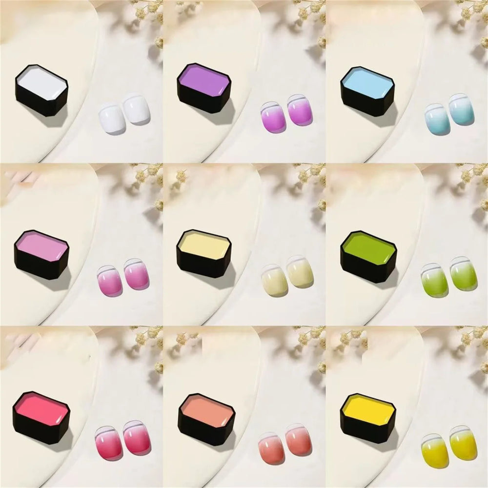 9-Grid Solid Nail Art Gel Palette | Braviixx