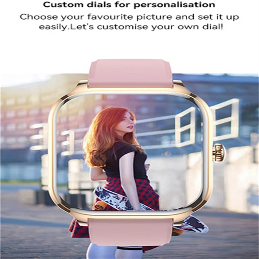 2.01" Bluetooth Smart Watch with Full-Touch HD Display | Braviixx