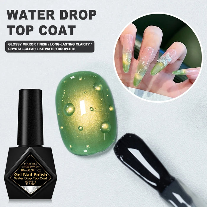 Clear Gel Nail Top Coat, 10ml | Braviixx