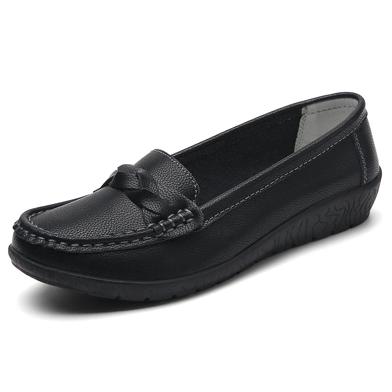 Braided-Detail Loafers | Round-Toe Slip-On Shoes | Braviixx