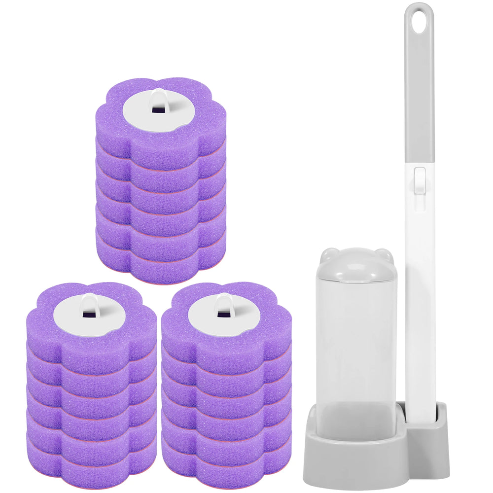 Disposable-Head Toilet Cleaning Brush | Braviixx