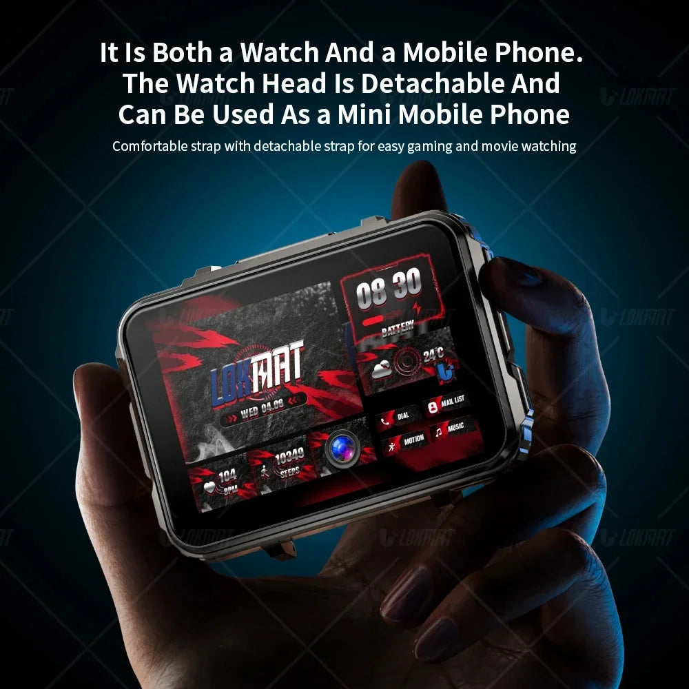 4G Android Smart Watch Phone | 2.4 Inch HD Big Screen with Dual Camera | Braviixx
