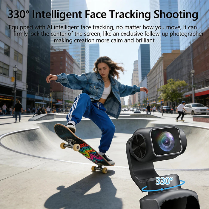 Pocket Vlogging Camera | Autofocus & Face Tracking | Braviixx