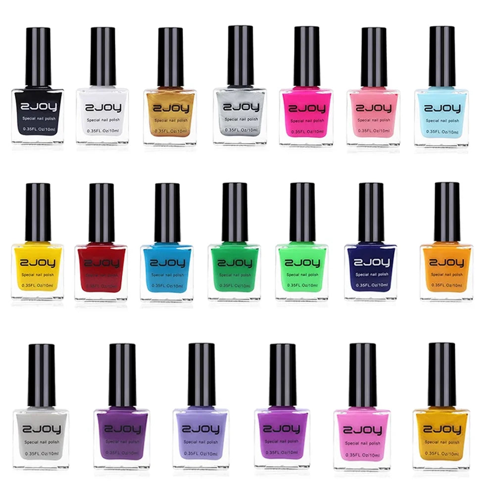 10ml Nail Art Stamping Polish | 11 Color Options | Braviixx