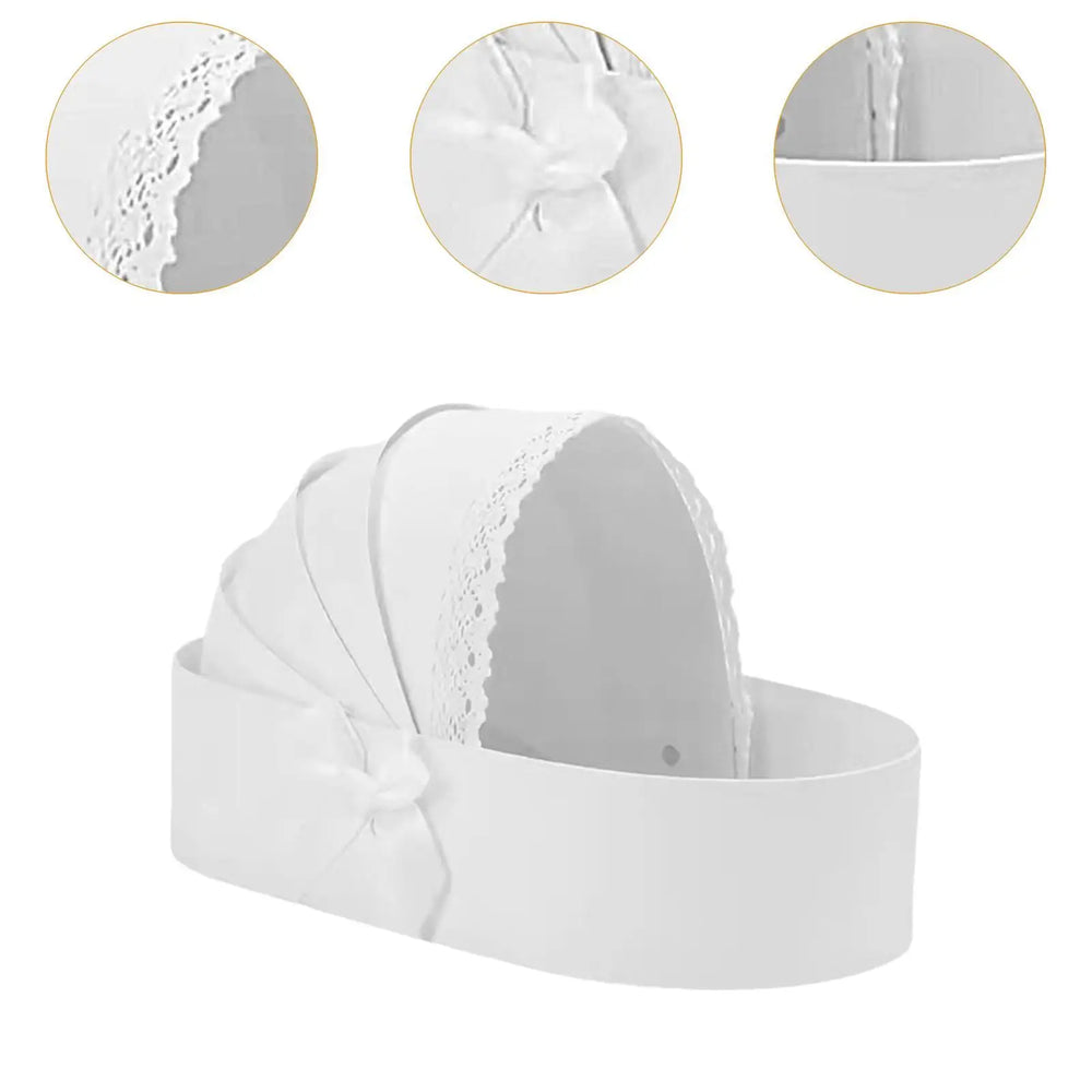 Cradle-Shaped Baby Shower Flower Gift Box | Braviixx