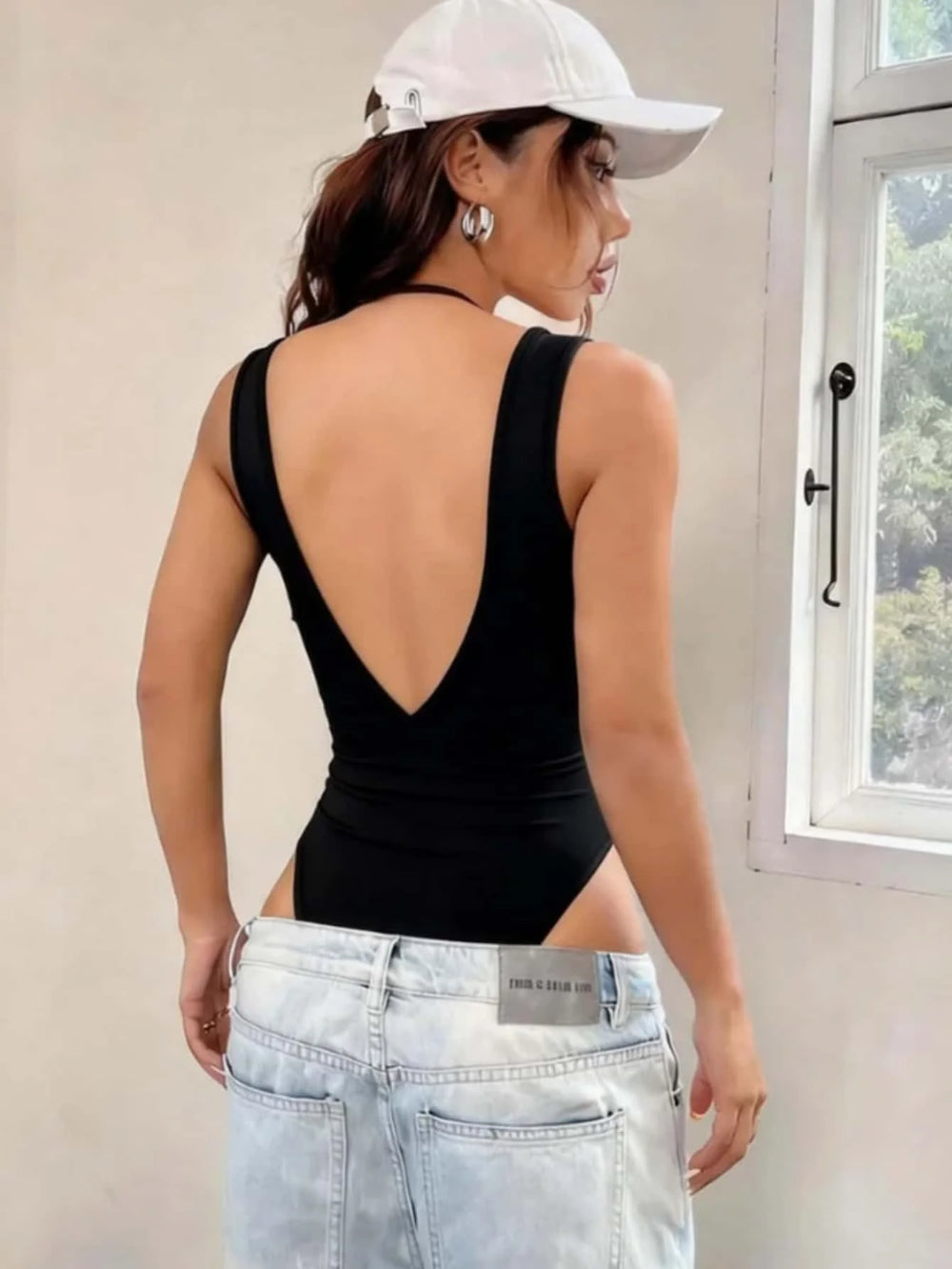 Sleeveless V-Neck Bodysuit | 2-Pack | Braviixx