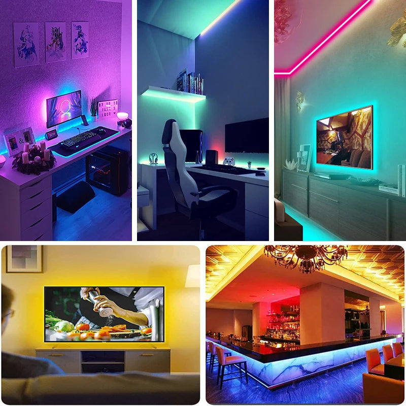 RGB USB LED Strip Lights | 24-Key or 44-Key Remote | Braviixx