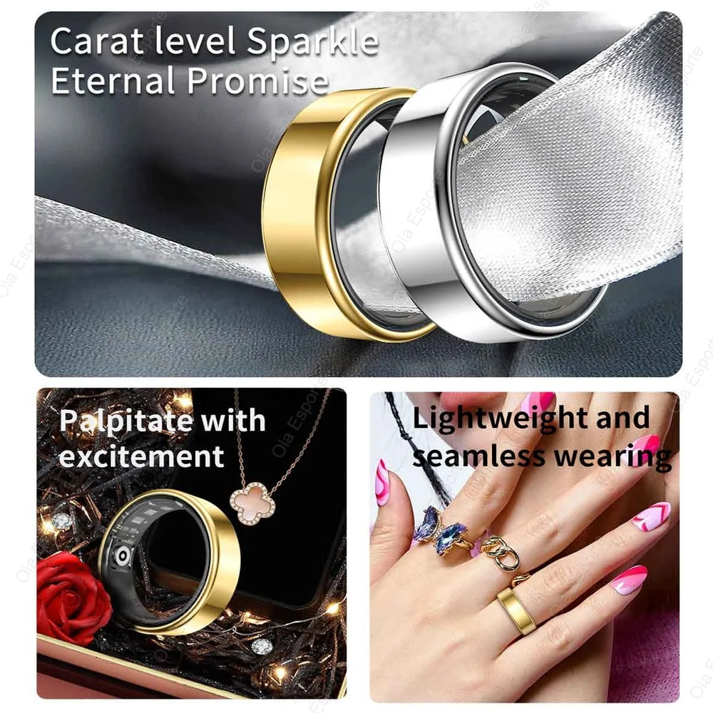 Smart Ring with Heart Rate, SpO₂ & Sleep Tracking | Braviixx