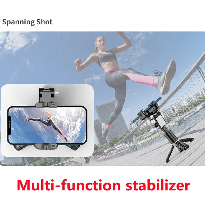 Q18 Smartphone Gimbal | Selfie Stick, Tripod & Fill Light | Braviixx