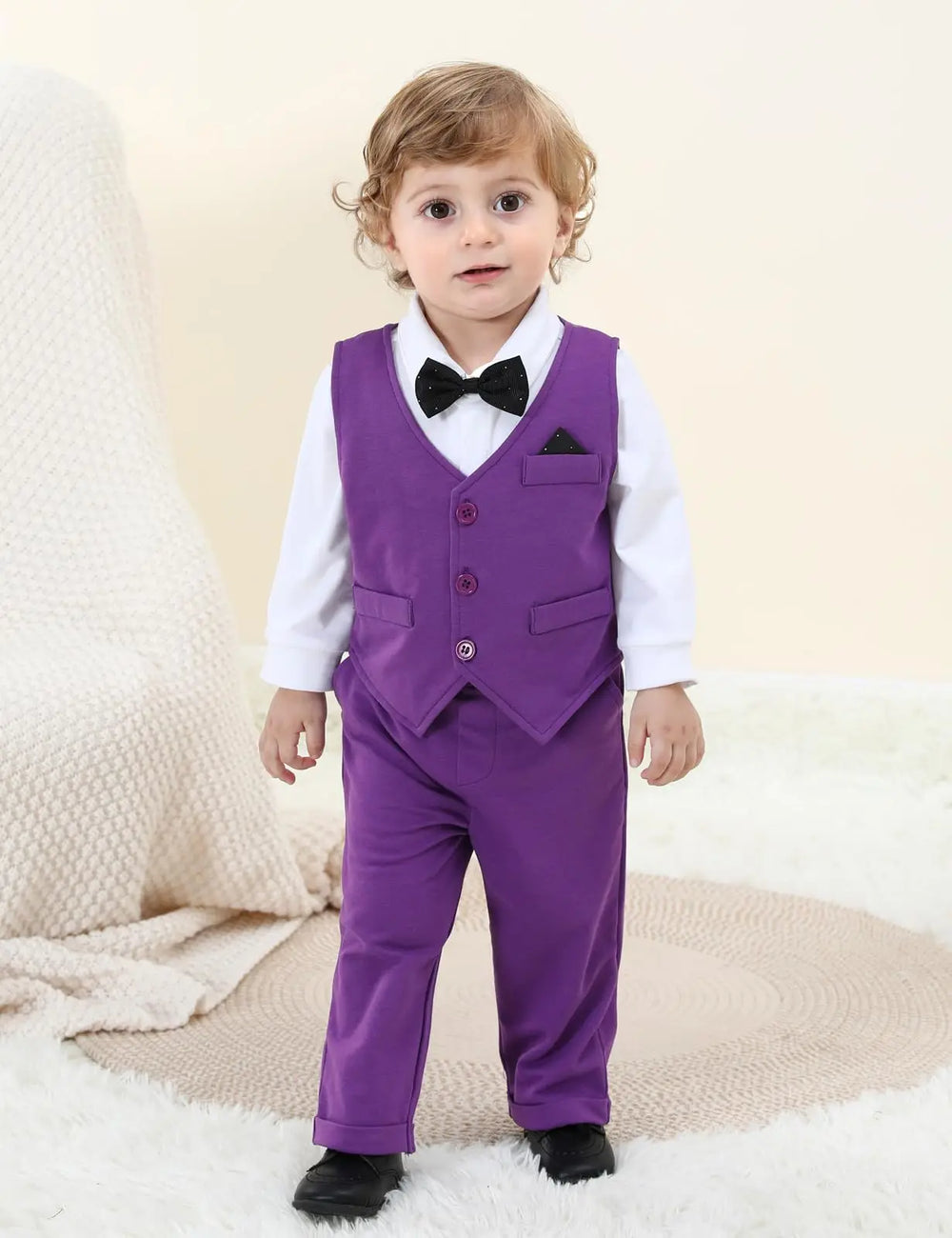 Baby Formal Outfit Set with Bow Tie | Braviixx