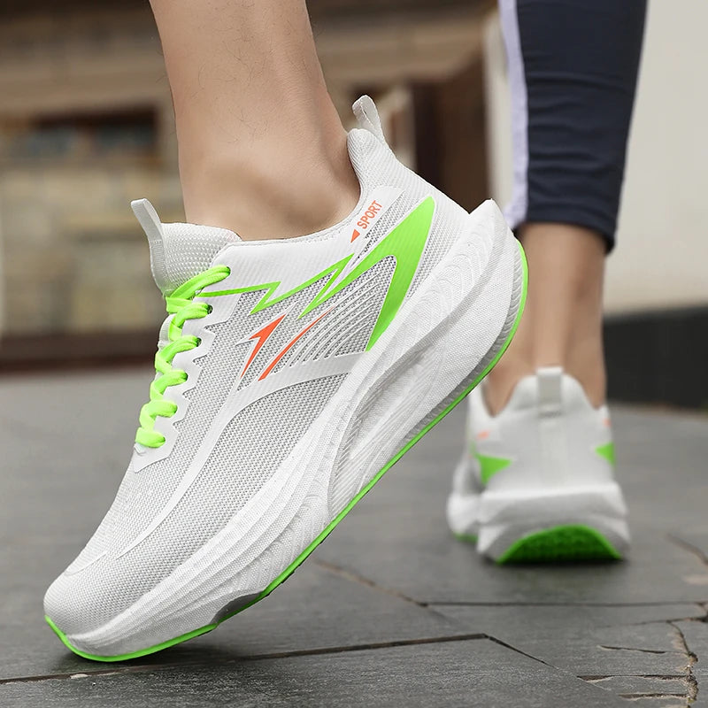 Braviixx Marathon Running Sneakers | Breathable Mesh Athletic Shoes | Men & Women | 13 Colors
