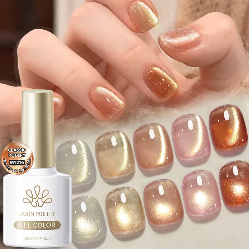 10ml Magnetic Cat-Eye Gel Nail Polish | Multi-Shade Collection | Braviixx