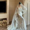 Lace-Edge Cathedral Bridal Veil | Vintage Single-Tier Style | Braviixx