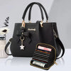 Women's Bow-Detail Handbag | Textured PU | Braviixx