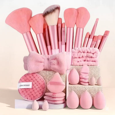 Makeup Brush & Beauty Tool Set | 4–33 Piece Bundles | Braviixx