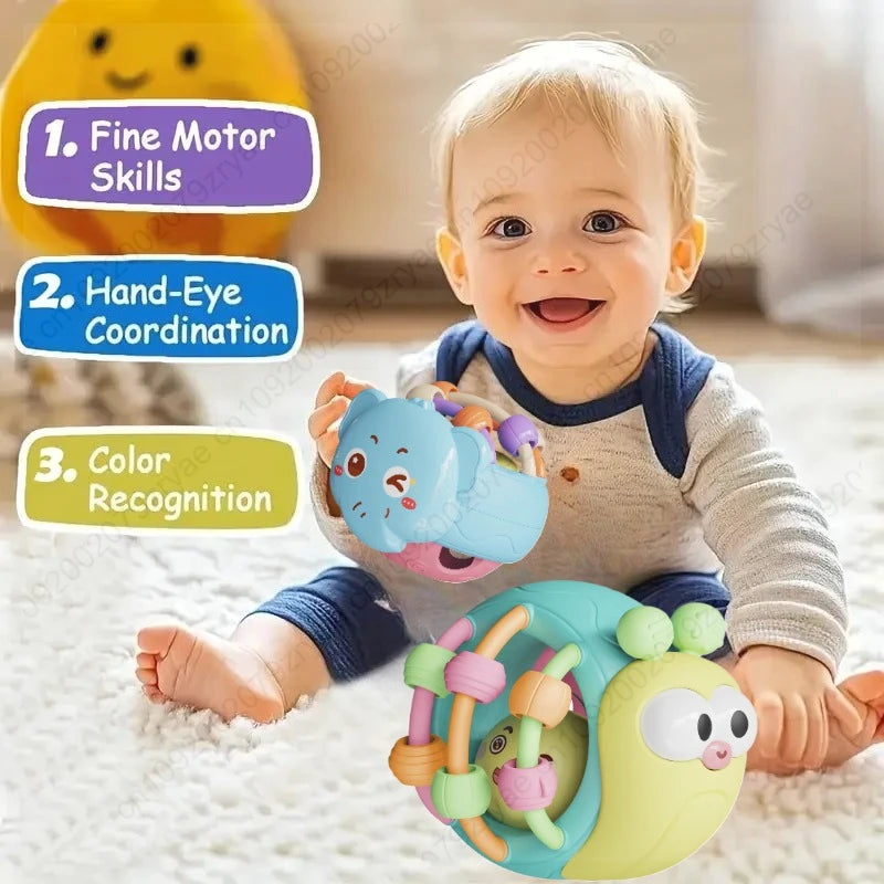 Animal Baby Grasp & Rattle Ball | Braviixx