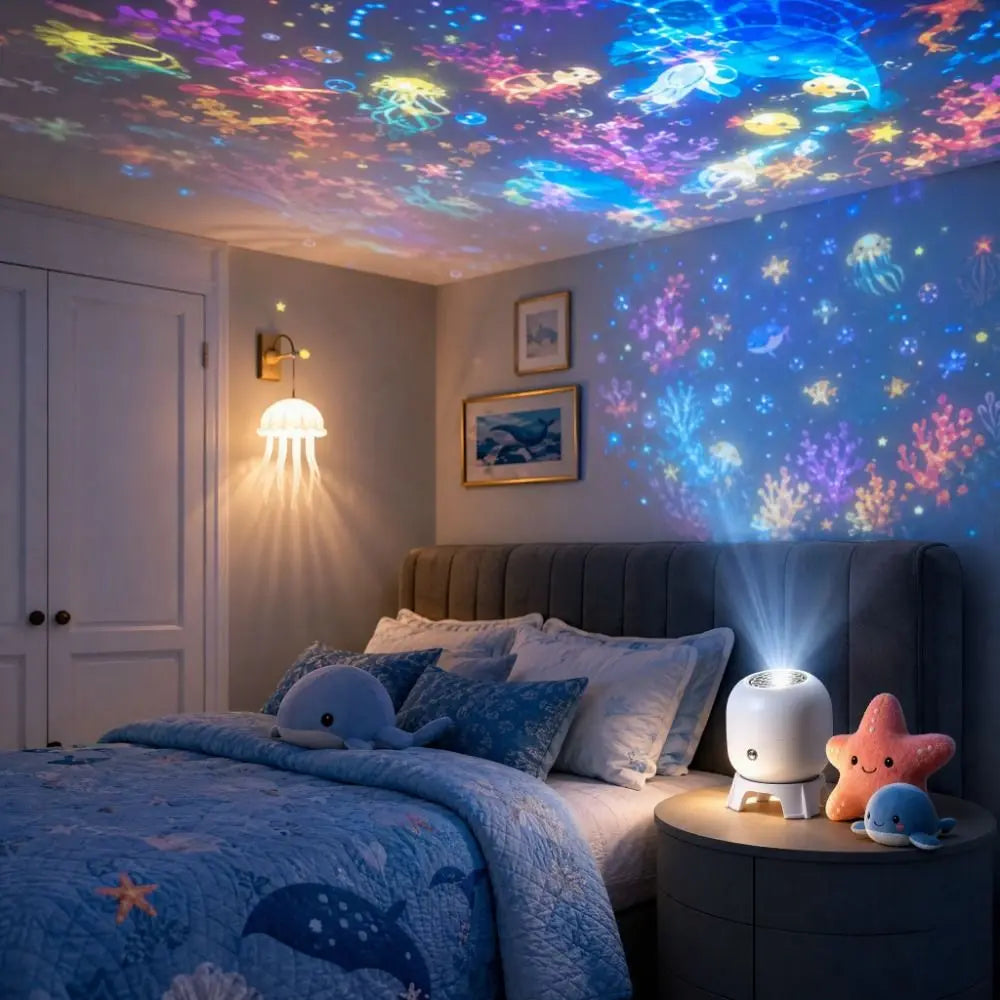 Ocean Projection Light | USB & Rotating Lamp Options | Braviixx