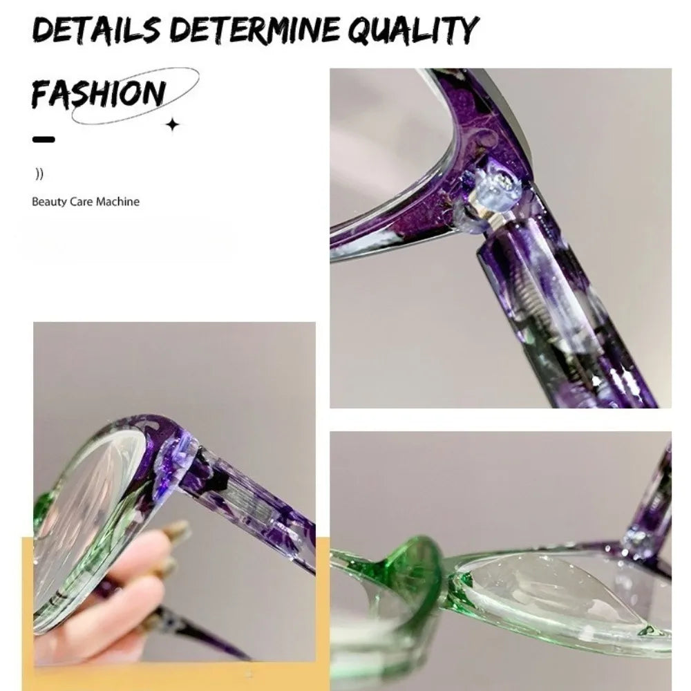 Winful Cat Eye Reading Glasses | Blue Light Blocking · Clear Lens · Floral Frame | +1.00 to +4.00 | Braviixx