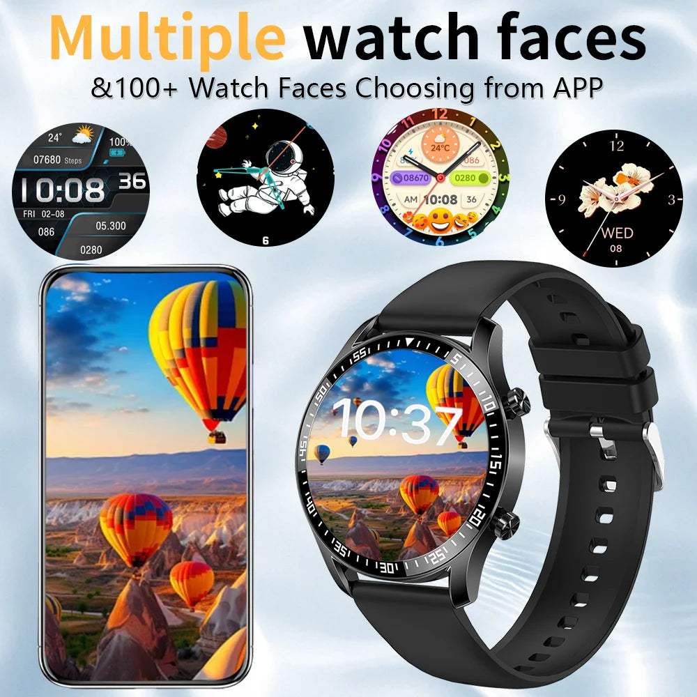Round Smartwatch | Activity Tracking & Remote Camera Control | Braviixx