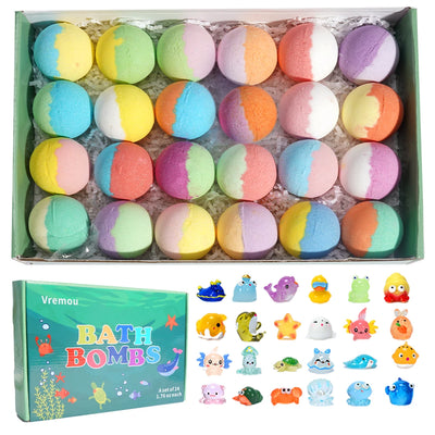 24-Piece Kids' Bath Fizz Set | Braviixx
