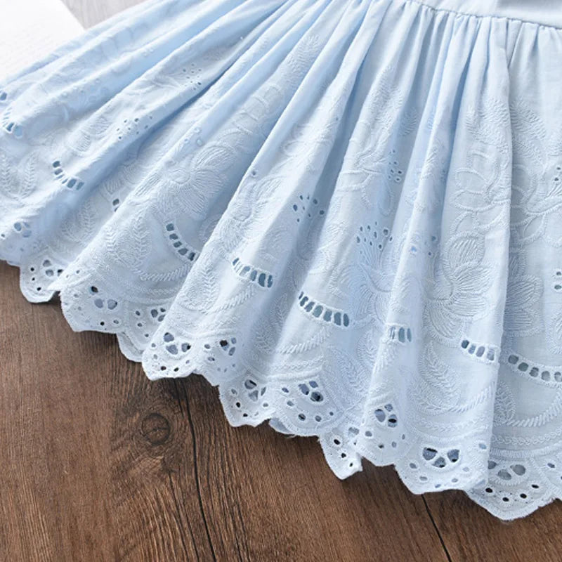 Girls' Cotton A-Line Party Dress | Sleeveless Kids Dress 2T–6T | Braviixx