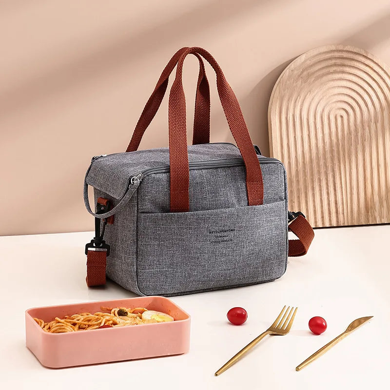 Insulated Lunch Tote Bag | Adjustable Shoulder Strap | Braviixx