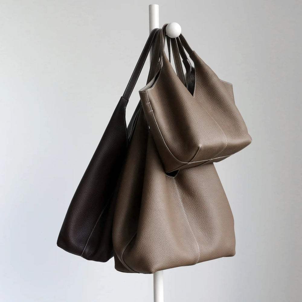 Soft Textured Tote Bag | Everyday Minimalist Handbag | Braviixx