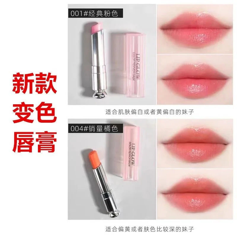 3-Piece Color-Changing Lip Balm Set | Moisturizing Lip Glow | Braviixx
