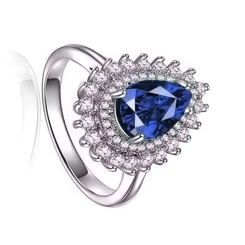 Water-Drop Zircon-Style Ring | Braviixx