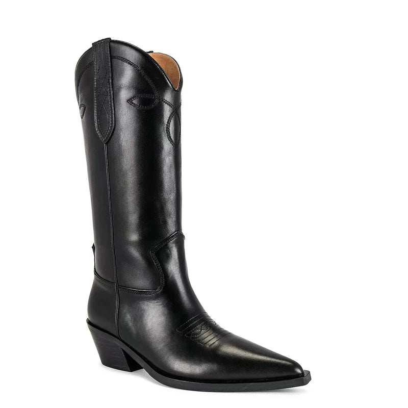 Western Boots | Embroidery & 7 cm Heel | Braviixx