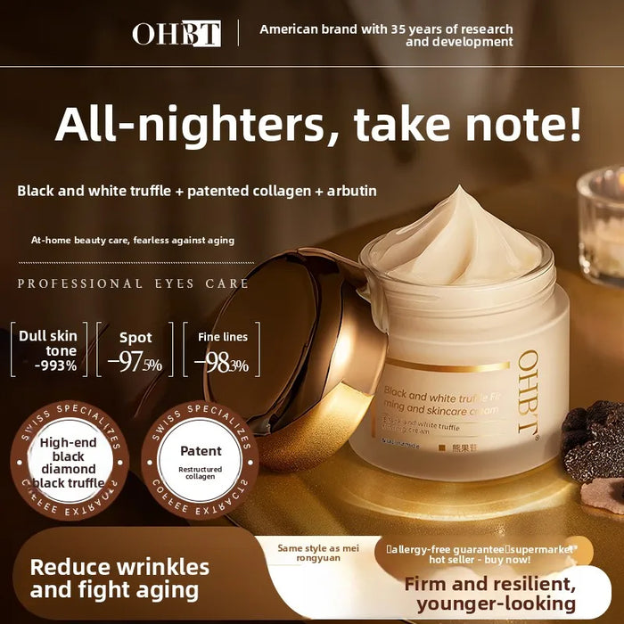 OHBT Truffle Firming Moisturizing Face Cream 60g, Bearberry Moisturizing Face Cream, Niacinamide Whit Face Cream
