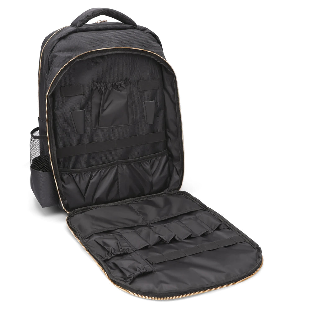 Barber Tool Backpack | Fold-Open Organiser & Mesh Pockets | Braviixx
