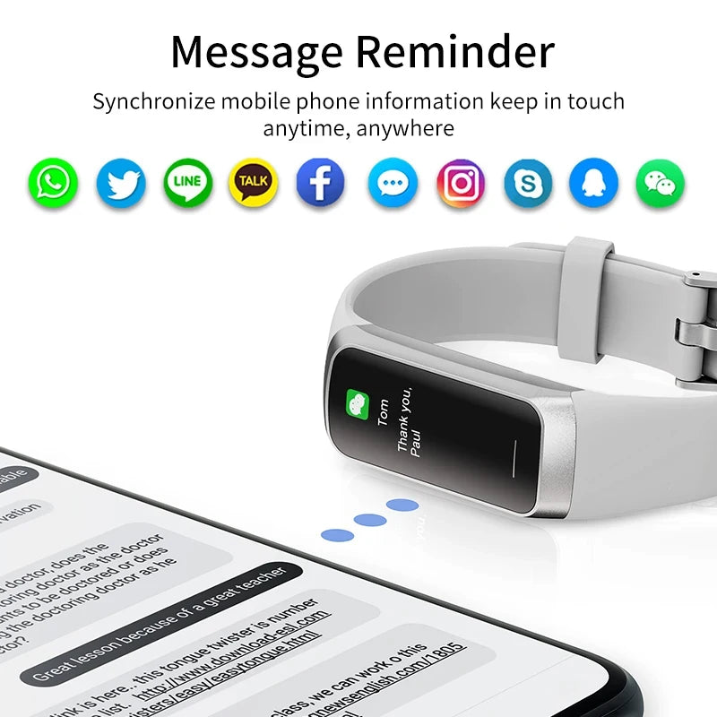 Waterproof Smart Watch with Heart Rate & Body Temperature Monitor | Braviixx