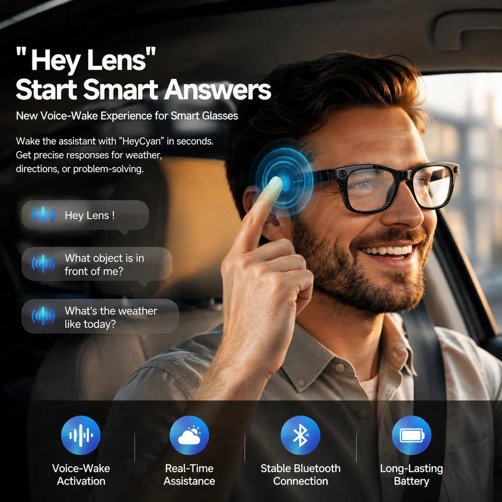 W610T Camera Smart Glasses with AI Translation | Braviixx