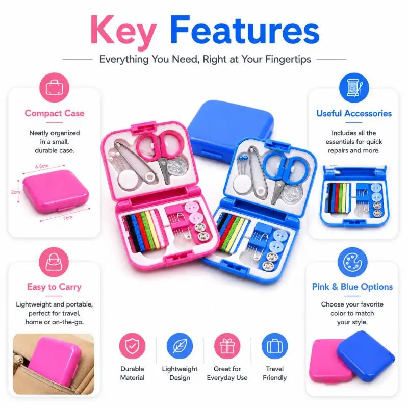 Portable Mini Sewing Kit Box | Braviixx