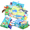 Baby Animal Tail Cloth Book | Soft Touch-and-Feel Book | Braviixx