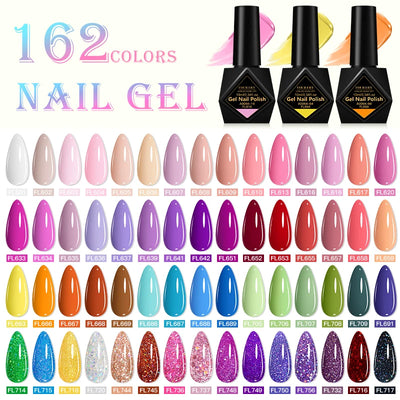 10ml UV/LED Gel Nail Polish | 152 Image-Based Shades | Braviixx