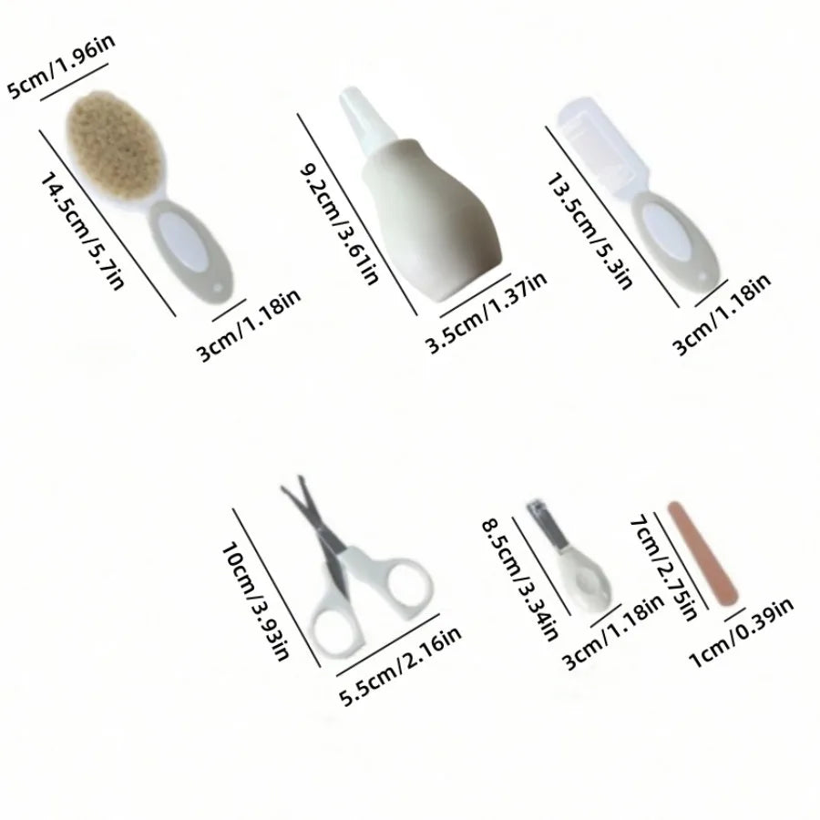 Six-Piece Baby Grooming Kit | Braviixx