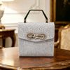 Women's Diamond Bow Evening Minaudière Bag