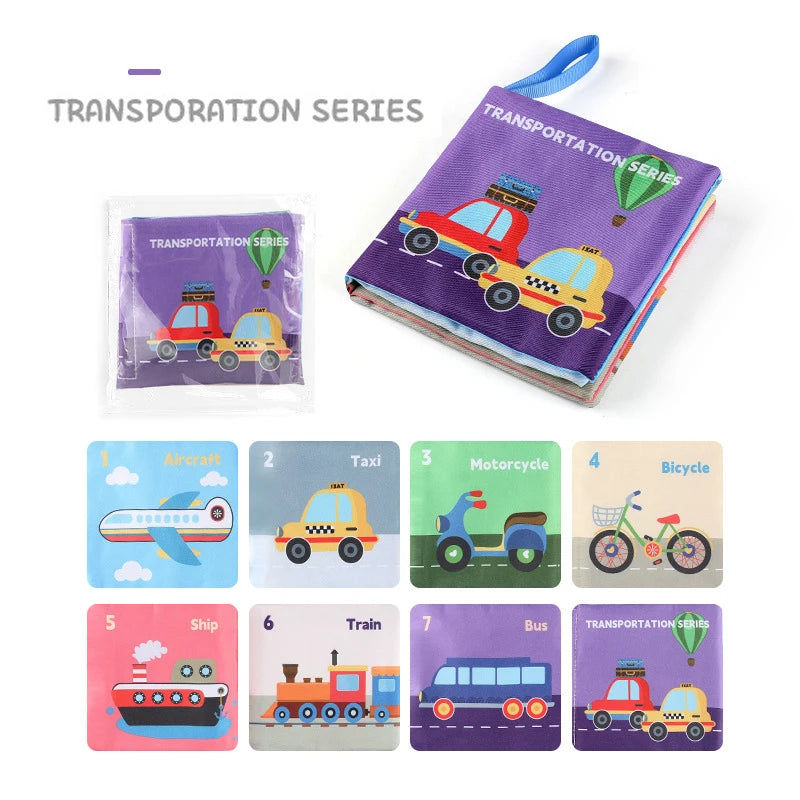 Touch-and-Feel Cloth Book – 6 Themes | Braviixx