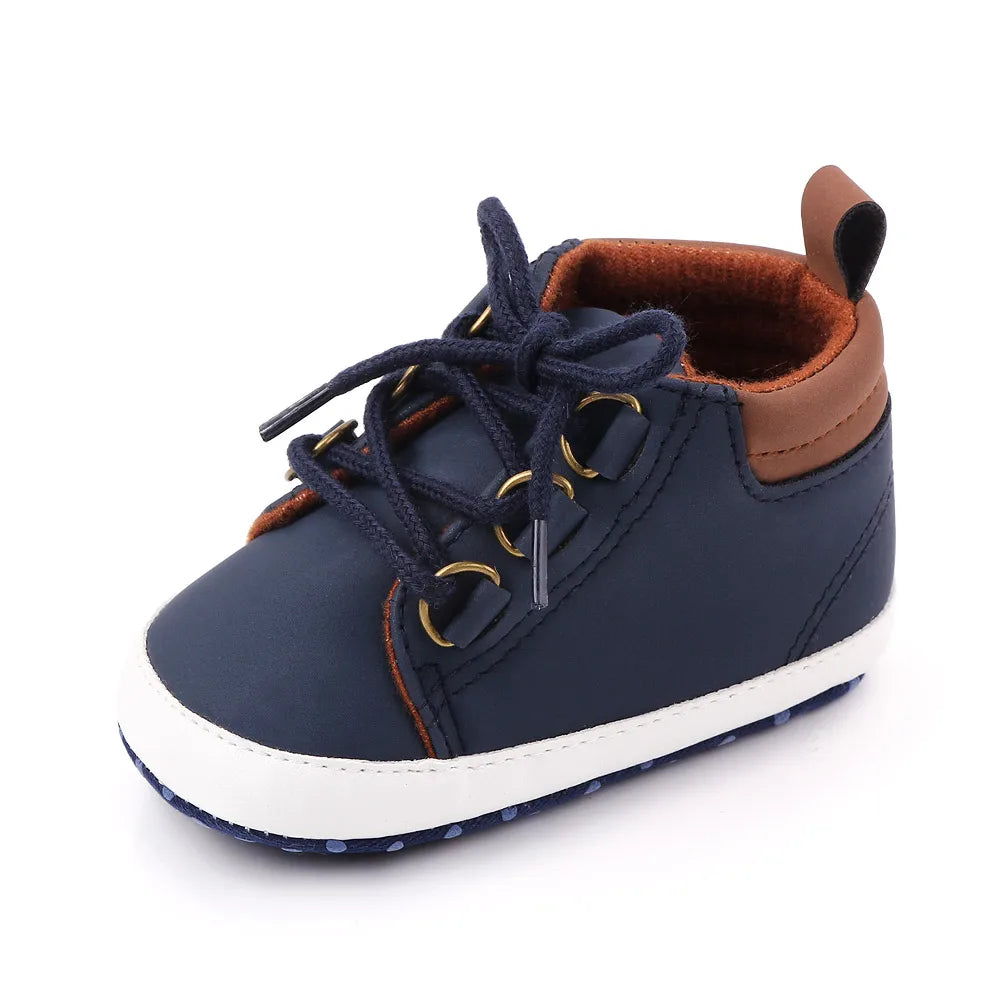 Above-Ankle Soft-Sole Baby Shoes | Braviixx