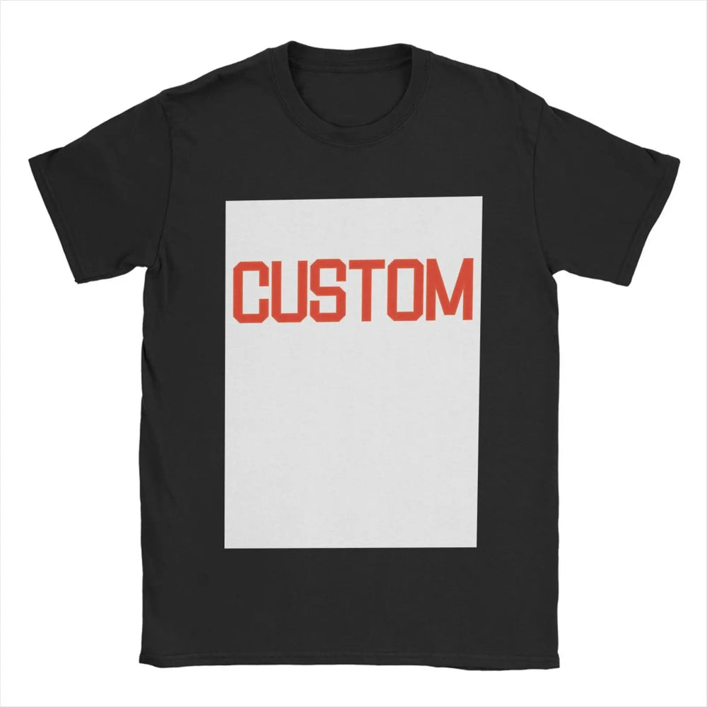Women's 100% Cotton Custom Print T-Shirt · Front & Back Print · 12 Colours · S–6XL