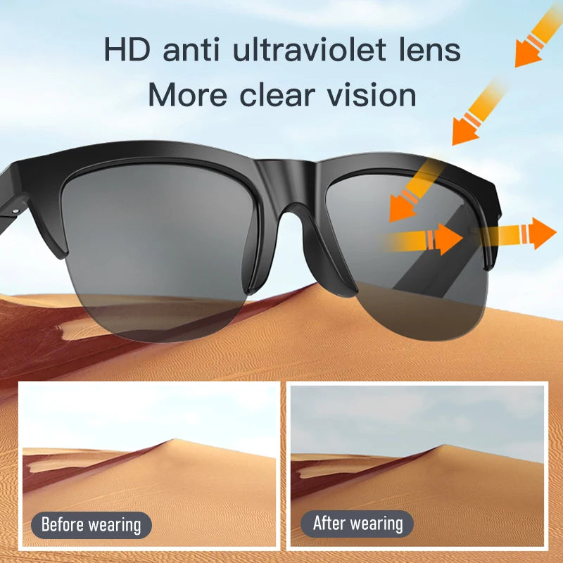F06 Bluetooth Audio Sunglasses | Dual Speakers & Touch Controls | Braviixx