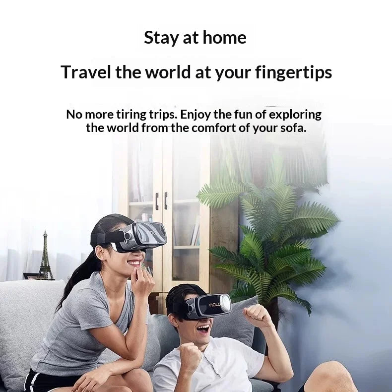3D VR Glasses for Smartphones | Virtual Reality Headset with 100° Field of View | Braviixx